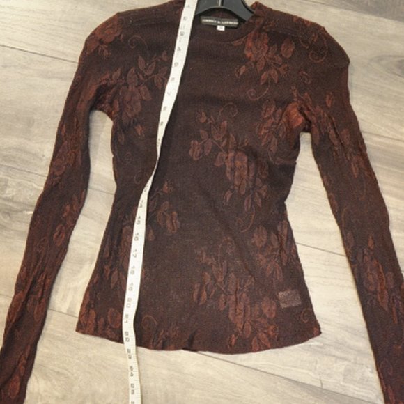 Veronica de Laurentis Vintage Mesh Crew Pullover - Picture 5 of 7